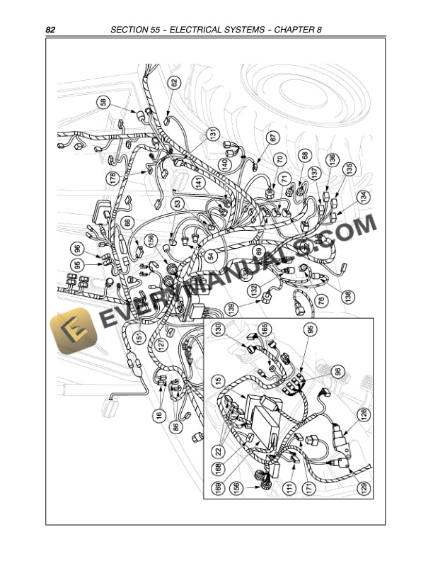 Case JX1080U, JX1090U, JX1100U Tractor Repair Manual 87054733-2