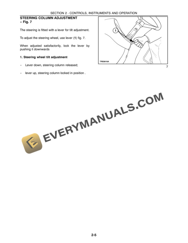 Case JX55, JX65, JX75, JX85, JX95 Tractor Operator Manual 6-61331-2