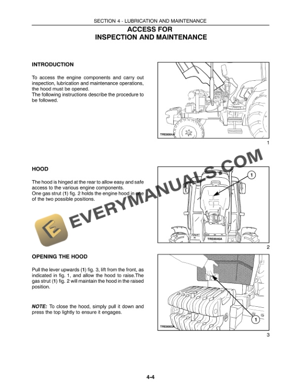Case JX55, JX65, JX75, JX85, JX95 Tractor Operator Manual 6-61331-4