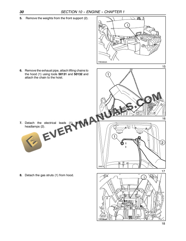 Case JX55, JX65, JX75, JX85, JX95 Tractor Repair Manual 87060402-2