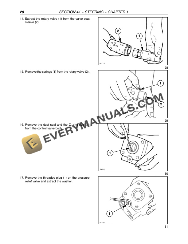 Case JX55, JX65, JX75, JX85, JX95 Tractor Repair Manual 87060404-5