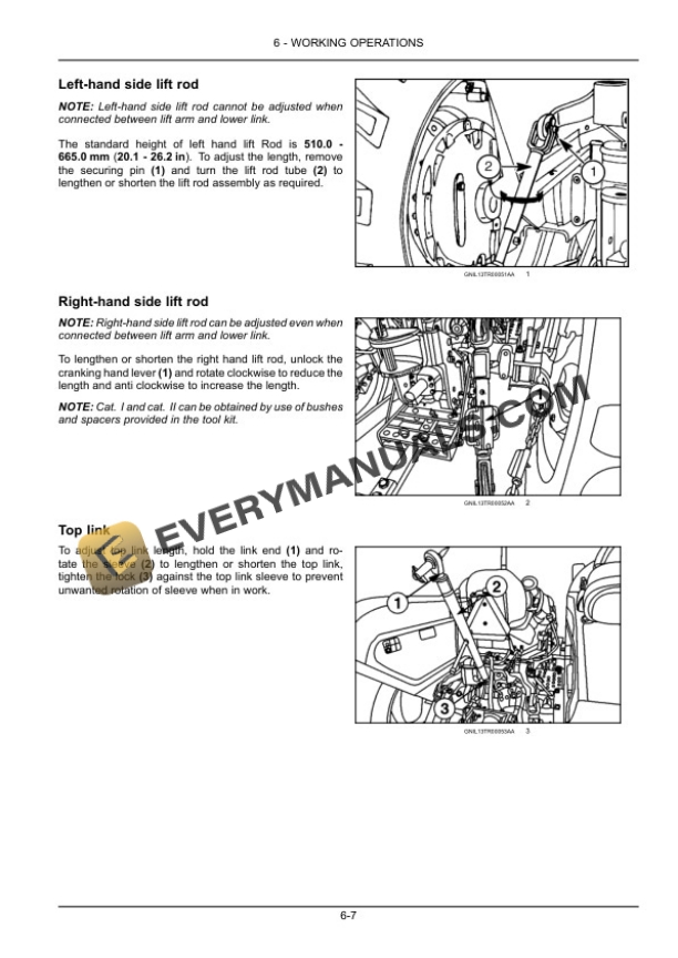 Case JX55T, JX75T Tractor Operator Manual 48063711-3