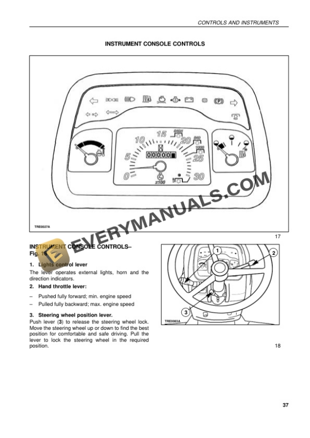 Case JX60, JX70, JX80, JX90, JX95 Tractor Operator Manual 6-62550-2