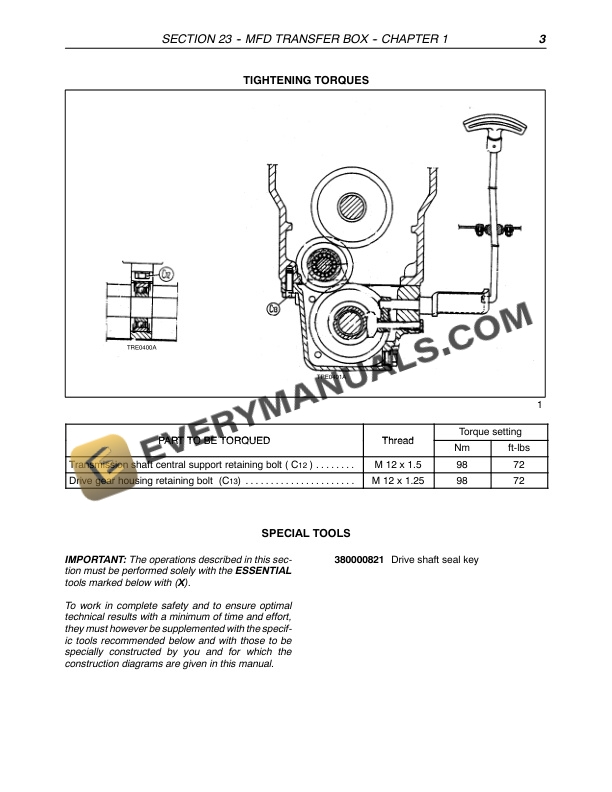 Case JX60, JX70, JX80, JX90, JX95 Tractor Repair Manual 87649368-2
