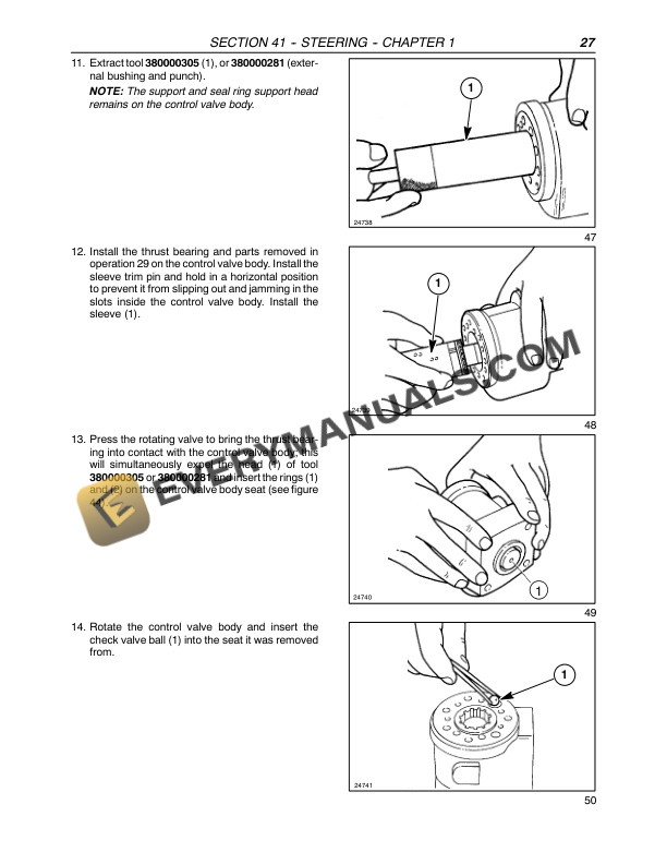 Case JX60, JX70, JX80, JX90, JX95 Tractor Repair Manual 87649369-5