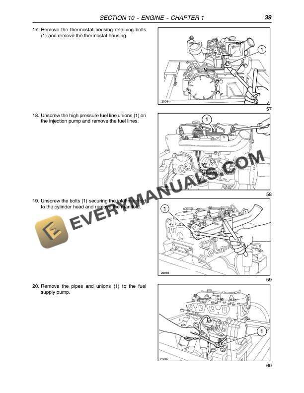 Case JX95 Straddle Mount Tractor Repair Manual 87519320-3