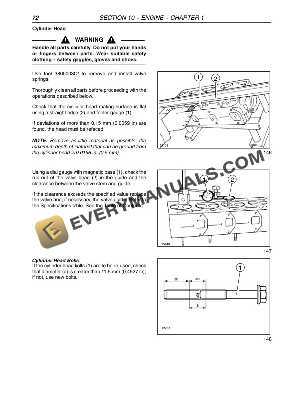 Case JX95 Straddle Mount Tractor Repair Manual 87519320-4