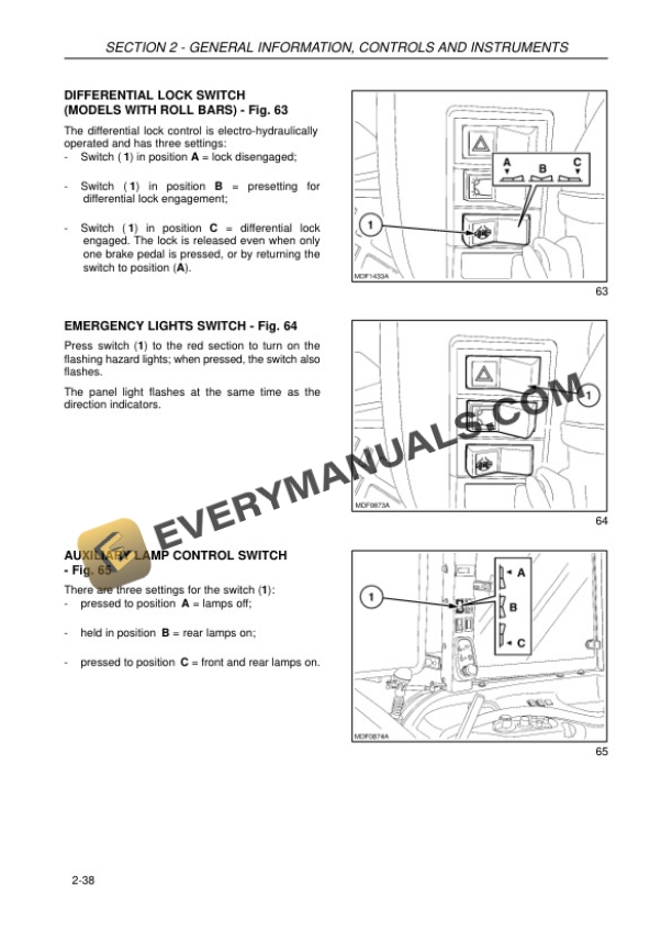 Case JXU 75, JXU 85, JXU 95, JXU 105 Tractor Operator Manual 87699472-2