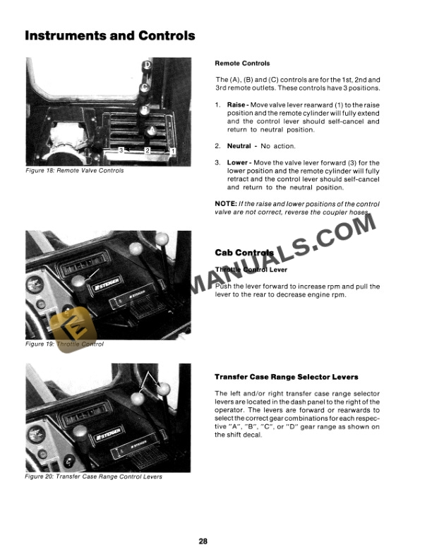 Case KP-525 Tiger IV Tractor Operator Manual 37-129-3