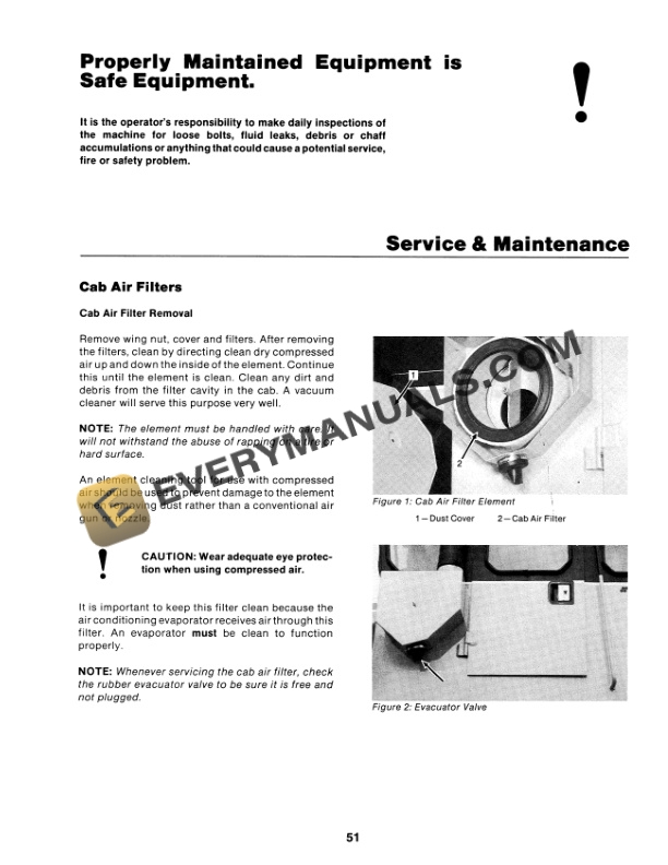 Case KP-525 Tiger IV Tractor Operator Manual 37-129-4