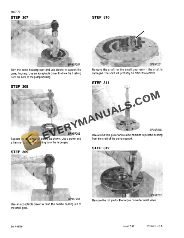 Case L Series Loader Backhoe Family Service Manual 7-48854-4