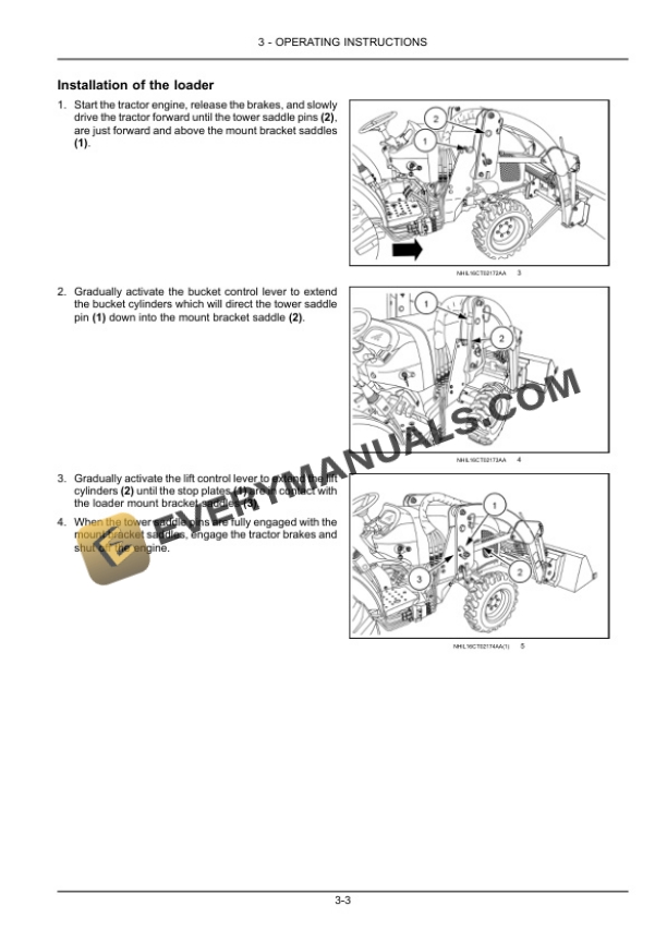 Case L340A Loader Operator Manual 48070331-3