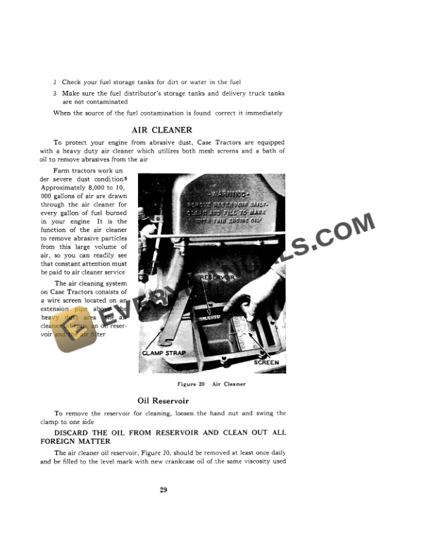 Case LA Series Tractor Operator Manual 5288-3