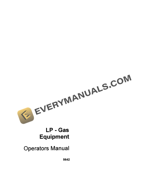 case lp gas equipment operator instruction book 5642 1