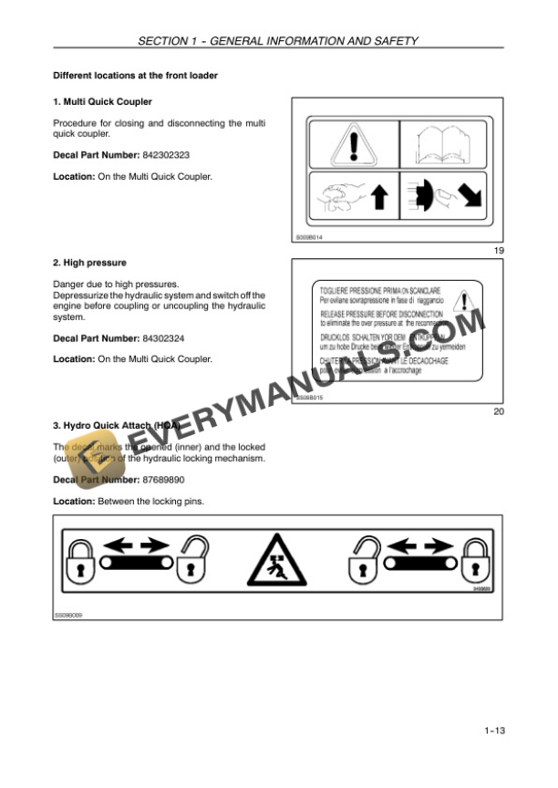 Case LRZ 95, LRZ 100, LRZ 120, LRZ 130, LRZ 150 Loader Operator Manual 84265730-2