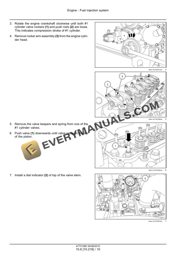 Case LS Series L3AL, L3BL Tier 3 Engine Service Manual 47731080-4