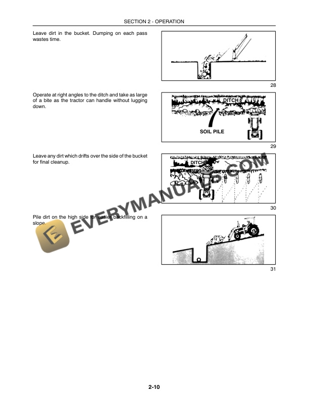 Case LX116 Loader for D35, D40, D45, DX35, DX40, DX45 Tractor Operator Manual 87571255-3