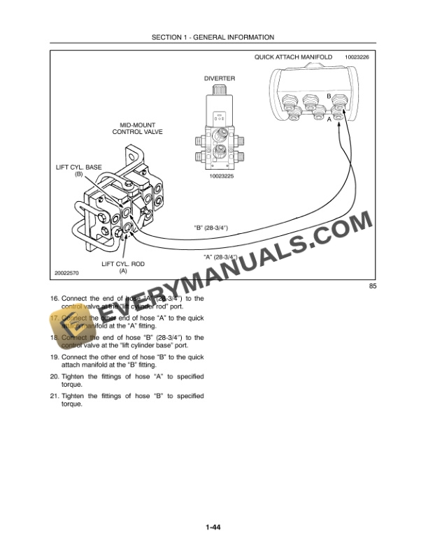 Case LX132, LX152 Loader for JXU Series Tractor Operator Manual 87023593-3