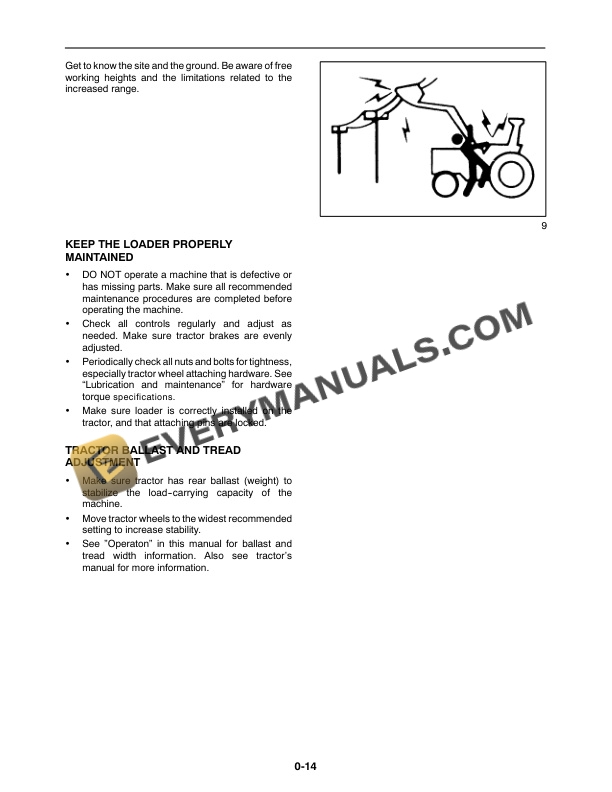 Case LX780 Loader for MX Magnum Series Tractor Operator Manual 87561526-2