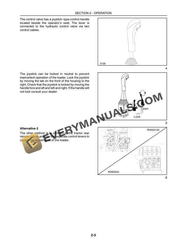 Case LX780 Loader for MX Magnum Series Tractor Operator Manual 87561526-3