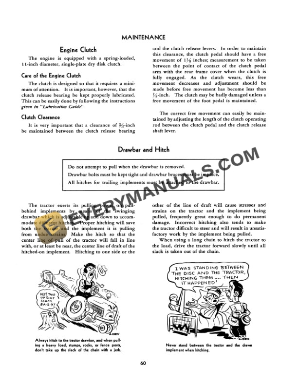 Case M, MV Tractor Operator Manual 1004204R2-4