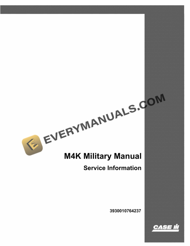 case m4k military manual service information 3930010764237 1