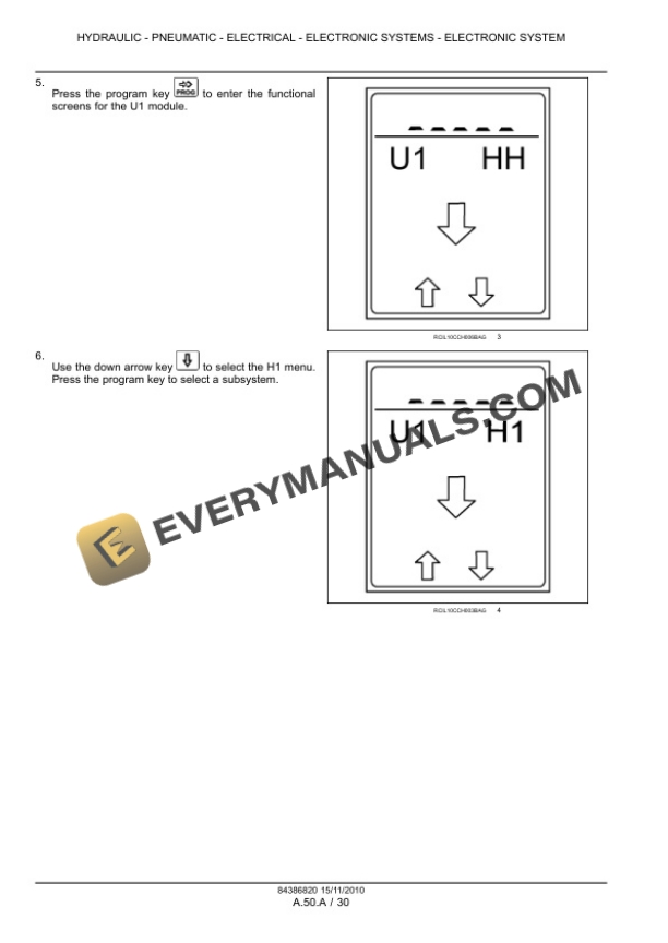 Case Magnum 180, 190, 210, 225 Tractor with CVT Transmission Service Manual 84399394-2