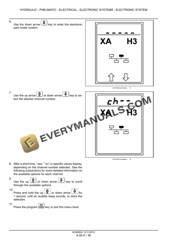 Case Magnum 180, 190, 210, 225 Tractor with CVT Transmission Service Manual 84399394-4