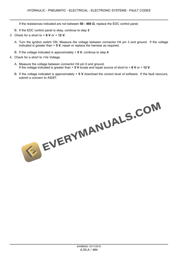 Case Magnum 180, 190, 210, 225 Tractor with CVT Transmission Service Manual 84399396-2