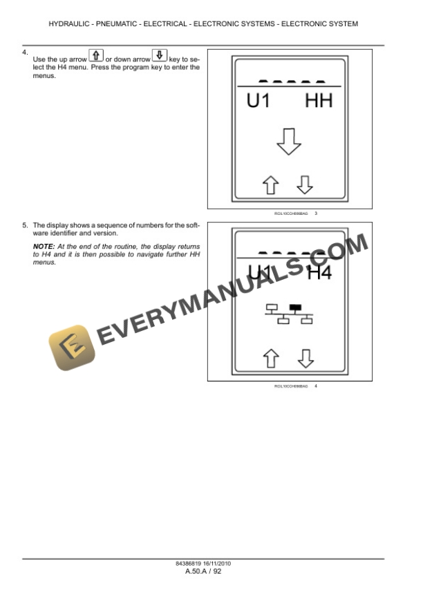 Case Magnum 180, 190, 210 Tractor with Full Powershift Transmission Service Manual 84399414-4