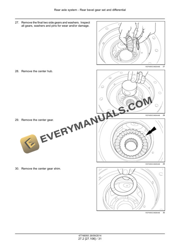 Case Magnum 180, 200, 220, 240 Continuously Variable Transmission (CVT) Tractor Service Manual 47748096 PDF 6 Case Magnum 180, 200, 220, 240 Continuously Variable Transmission (CVT) Tractor Service Manual 47748096 PDF - Image 4