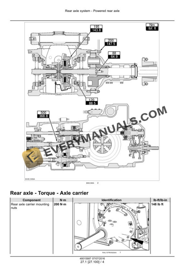 Case Magnum 180 CVT, 200 CVT, 220 CVT, 240 CVT Continuously Variable Transmission (CVT) Tractor Service Manual 48015887 PDF