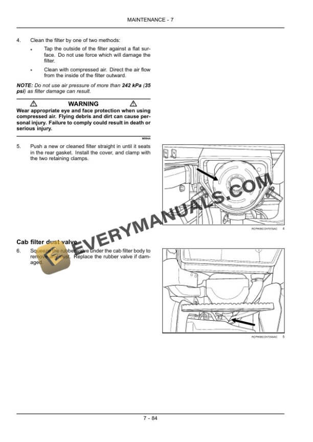 Case Magnum 225, 250, 280, 310, 335 Tractor Operator Manual 84129624-5