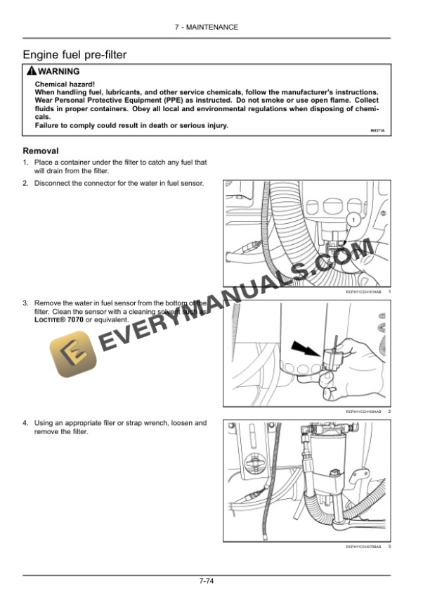 Case Magnum 235, 260, 290, 315, 340, 370 Tractor Operator Manual 47596079-5