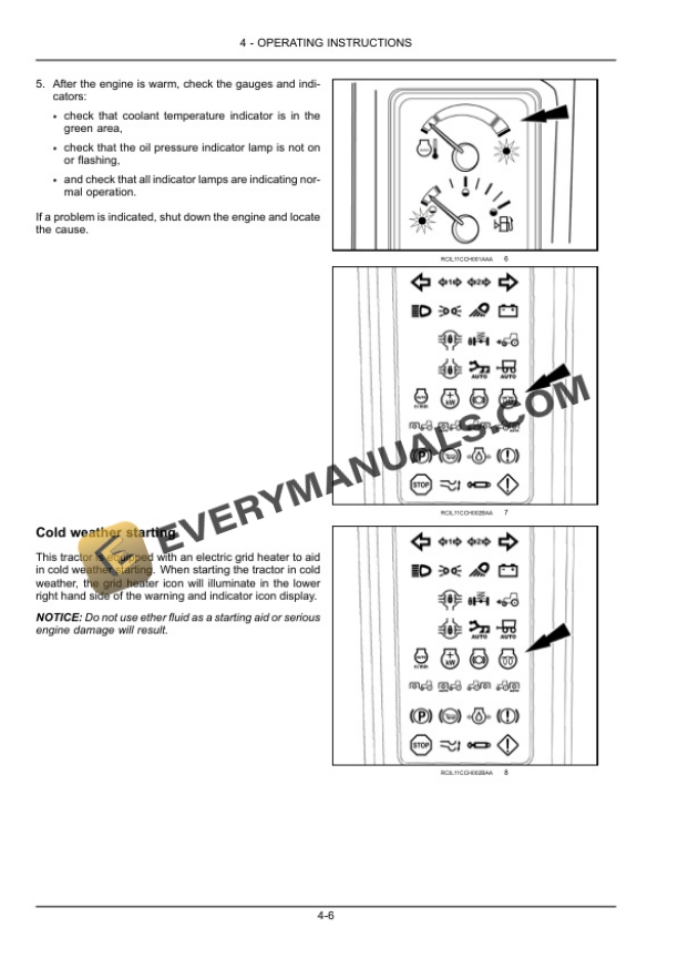 Case Magnum 235, 260, 290, 315, 340, 370 Tractor Operator Manual 84479914-2