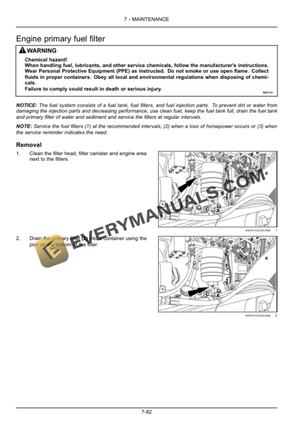 Case Magnum 235, 260, 290, 315, 340, 370 Tractor Operator Manual 84479914-5