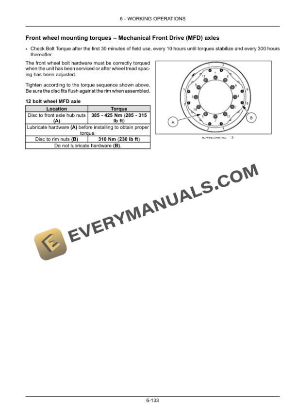 Case Magnum 235, 260, 290, 315, 340, 370 Tractor Operator Manual 84479966-4