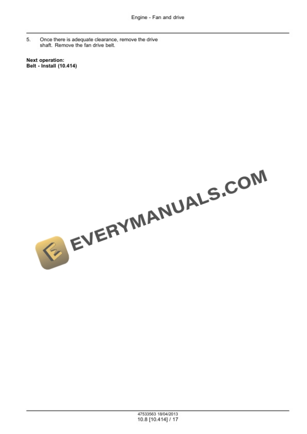 Case Magnum 235, 260, 290, 315, 340 Continuously Variable Transmission (CVT) Tractor Service Manual 47538969 PDF 7 Case Magnum 235, 260, 290, 315, 340 Continuously Variable Transmission (CVT) Tractor Service Manual 47538969 PDF - Image 5