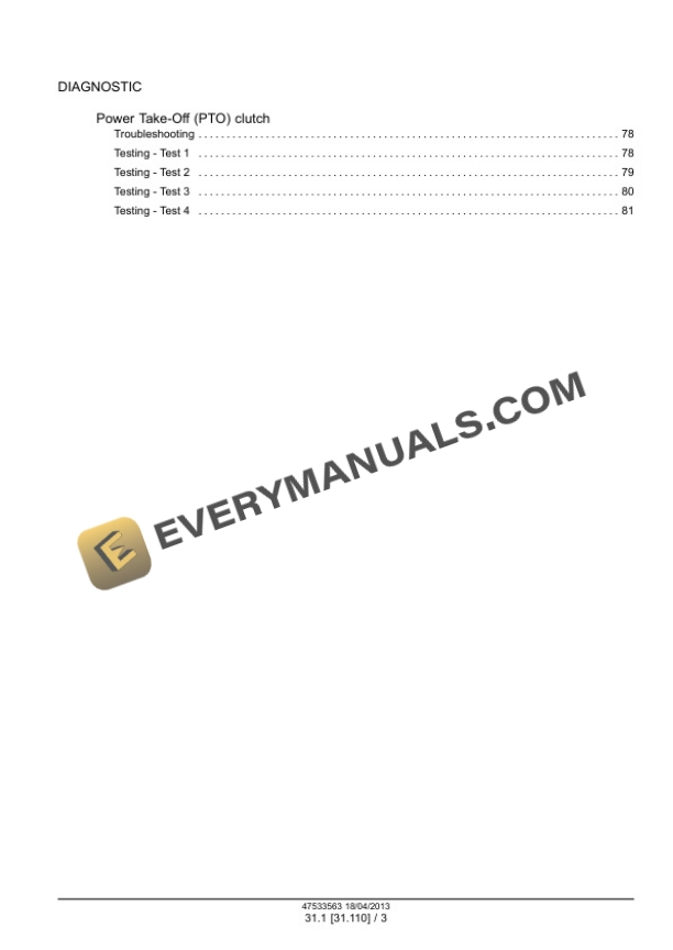 Case Magnum 235, 260, 290, 315, 340 Continuously Variable Transmission (CVT) Tractor Service Manual 47538972 PDF 5 Case Magnum 235, 260, 290, 315, 340 Continuously Variable Transmission (CVT) Tractor Service Manual 47538972 PDF - Image 3