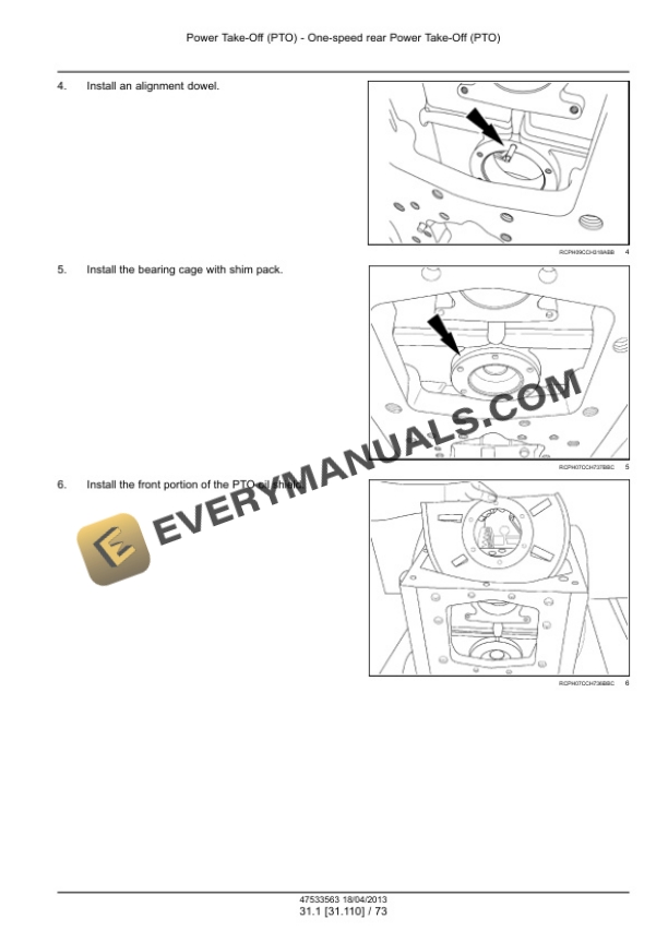 Case Magnum 235, 260, 290, 315, 340 Continuously Variable Transmission (CVT) Tractor Service Manual 47538972 PDF 6 Case Magnum 235, 260, 290, 315, 340 Continuously Variable Transmission (CVT) Tractor Service Manual 47538972 PDF - Image 4