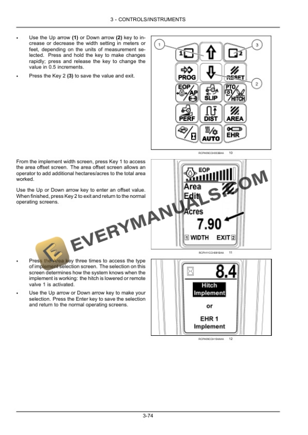 Case Magnum 235, 260, 290, 315, 340 Tractor Operator Manual 47378205-2