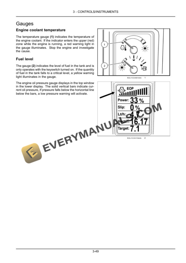 Case Magnum 235, 260, 290, 315, 340 Tractor Operator Manual 47378333-2
