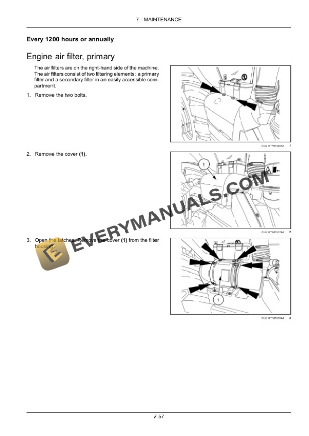 Case Magnum 235, 260, 290, 315, 340 Tractor Operator Manual 48050395-5