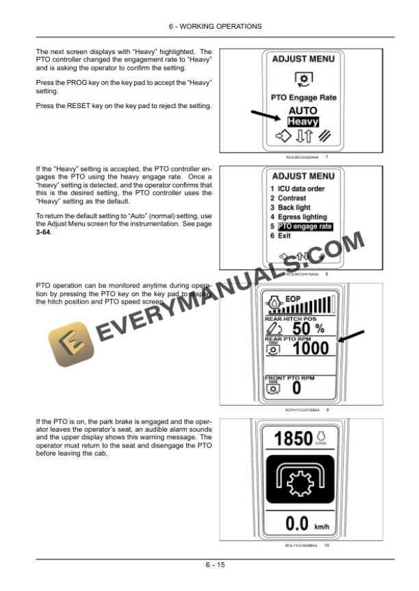 Case Magnum 235, 260, 290, 315, 340 Tractor Operator Manual 84514631-3