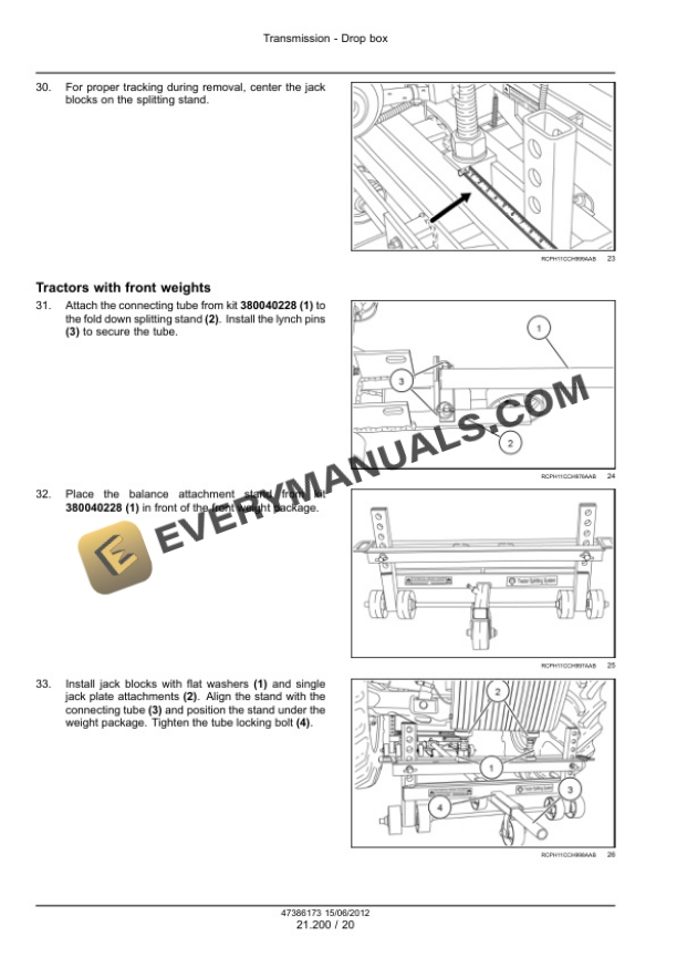 Case Magnum 235, 260, 290, 315, 340 Tractor Service Manual 47386173-5