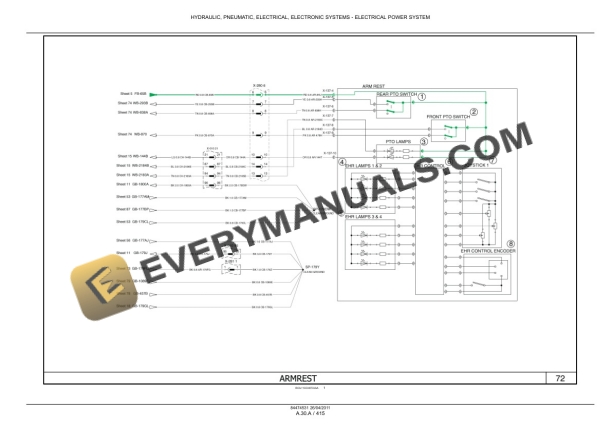Case Magnum 235, 260, 290, 315, 340 Tractor Service Manual 84494805-5