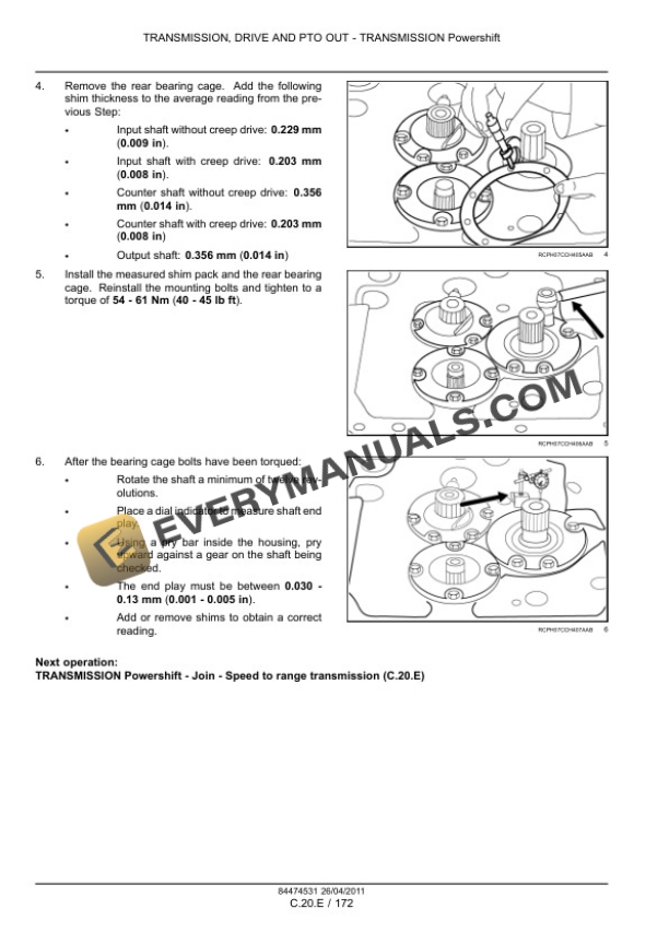 Case Magnum 235, 260, 290, 315, 340 Tractor Service Manual 84494810-4