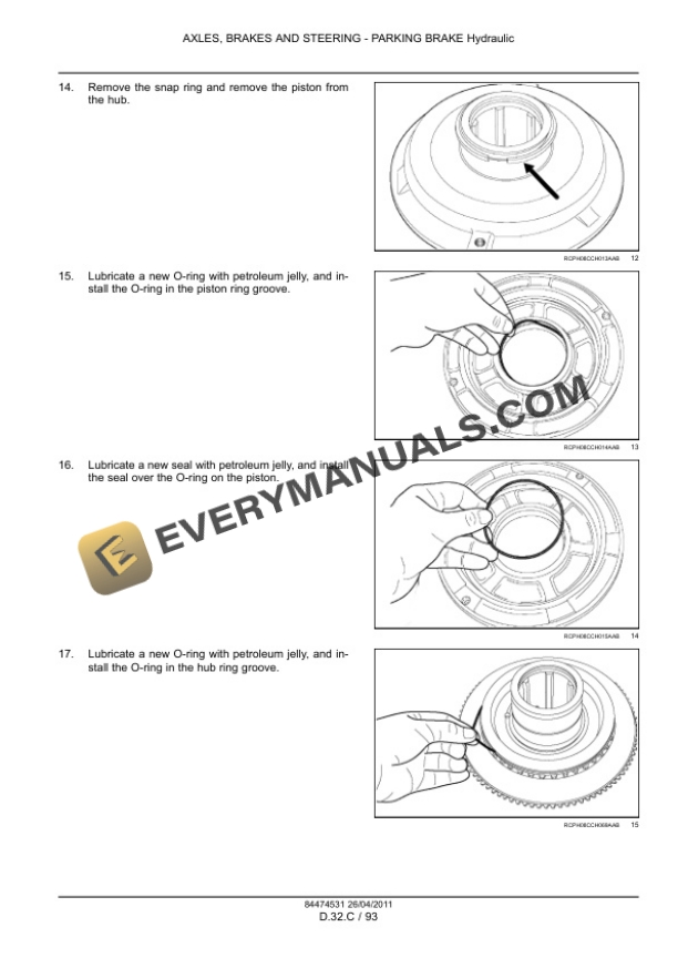 Case Magnum 235, 260, 290, 315, 340 Tractor Service Manual 84494814-4