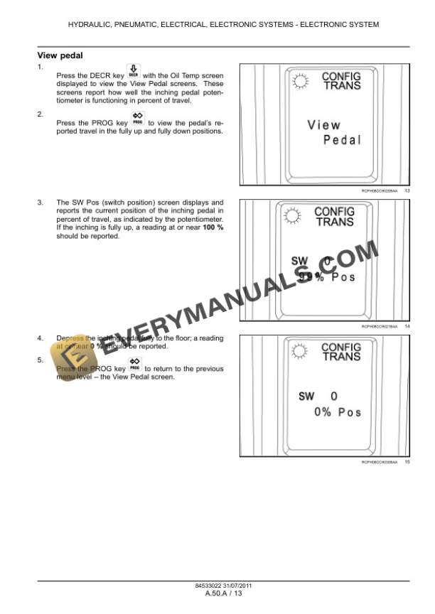 Case Magnum 235, 260, 290, 315, 340 Tractor Service Manual 84533086-2