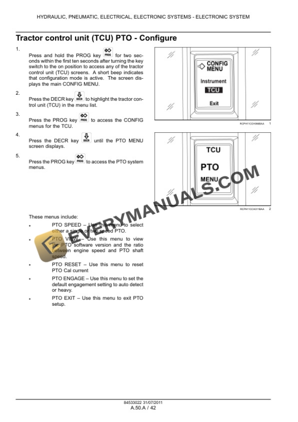 Case Magnum 235, 260, 290, 315, 340 Tractor Service Manual 84533086-4